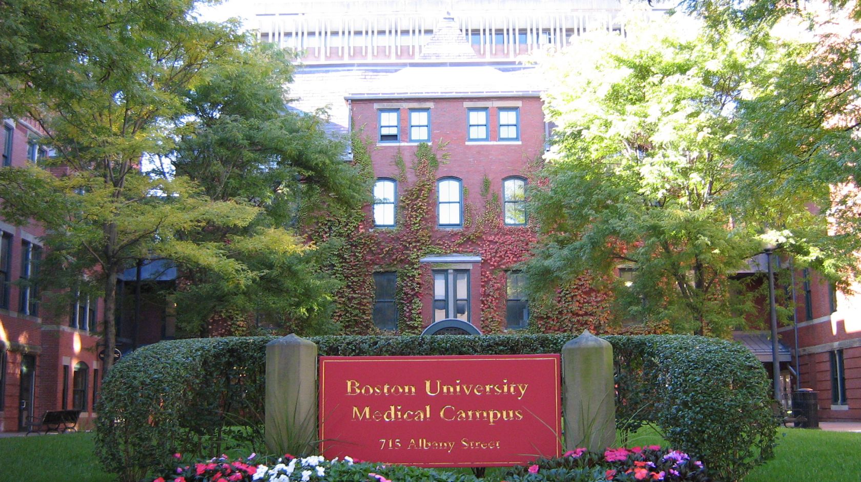 Boston University medical campus exterior
